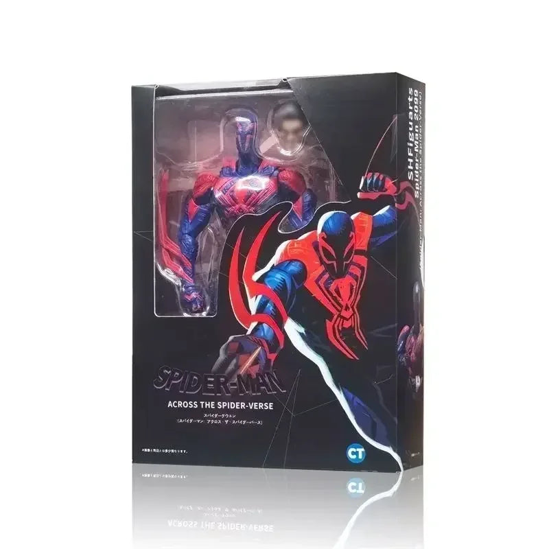 100% Spider-Man across the Spider-Verse Part One S.H.Figuarts Spider-Man Statue 2099 Shf Action Figures New Year Toys Kids Gifts