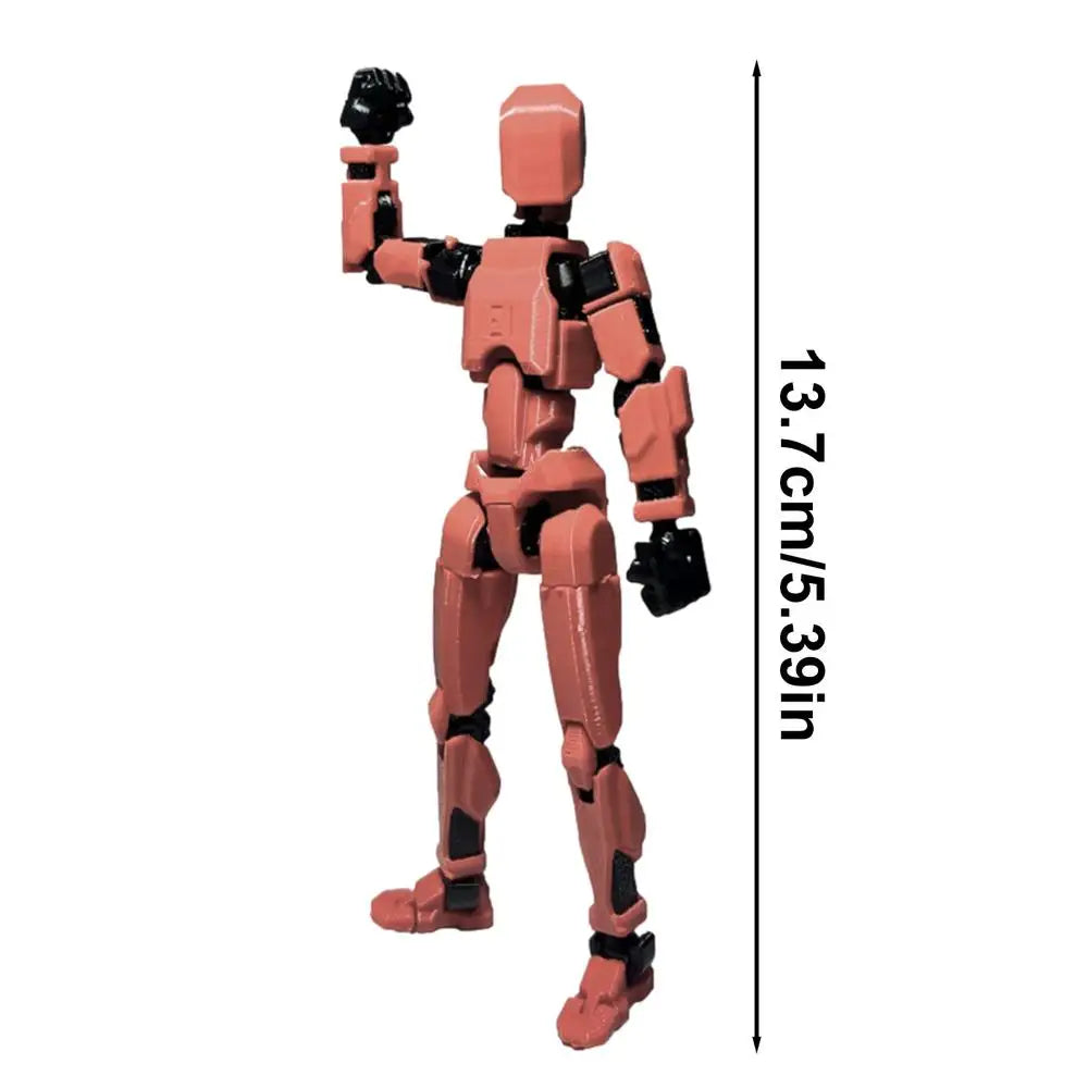 Action Figure 3D Printed Multi-Jointed Movable Lucky13 Action Figure Nova 13 Action Figure