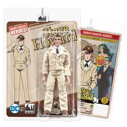 DC Comics Retro 8 Inch Action Figure Series: Steve Trevor [Undercover as Steve Howard]
